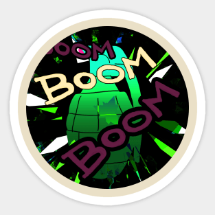 Explosion Sticker